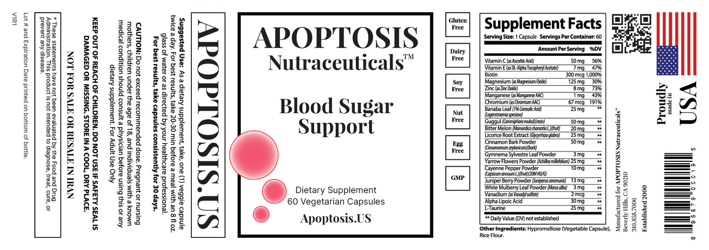 Blood Sugar, Support