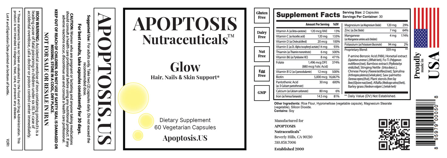 Glow, Hair, Nails & Skin Support