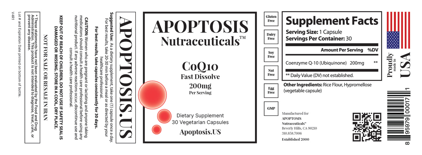 CoQ10 Fast Dissolve 200 mg